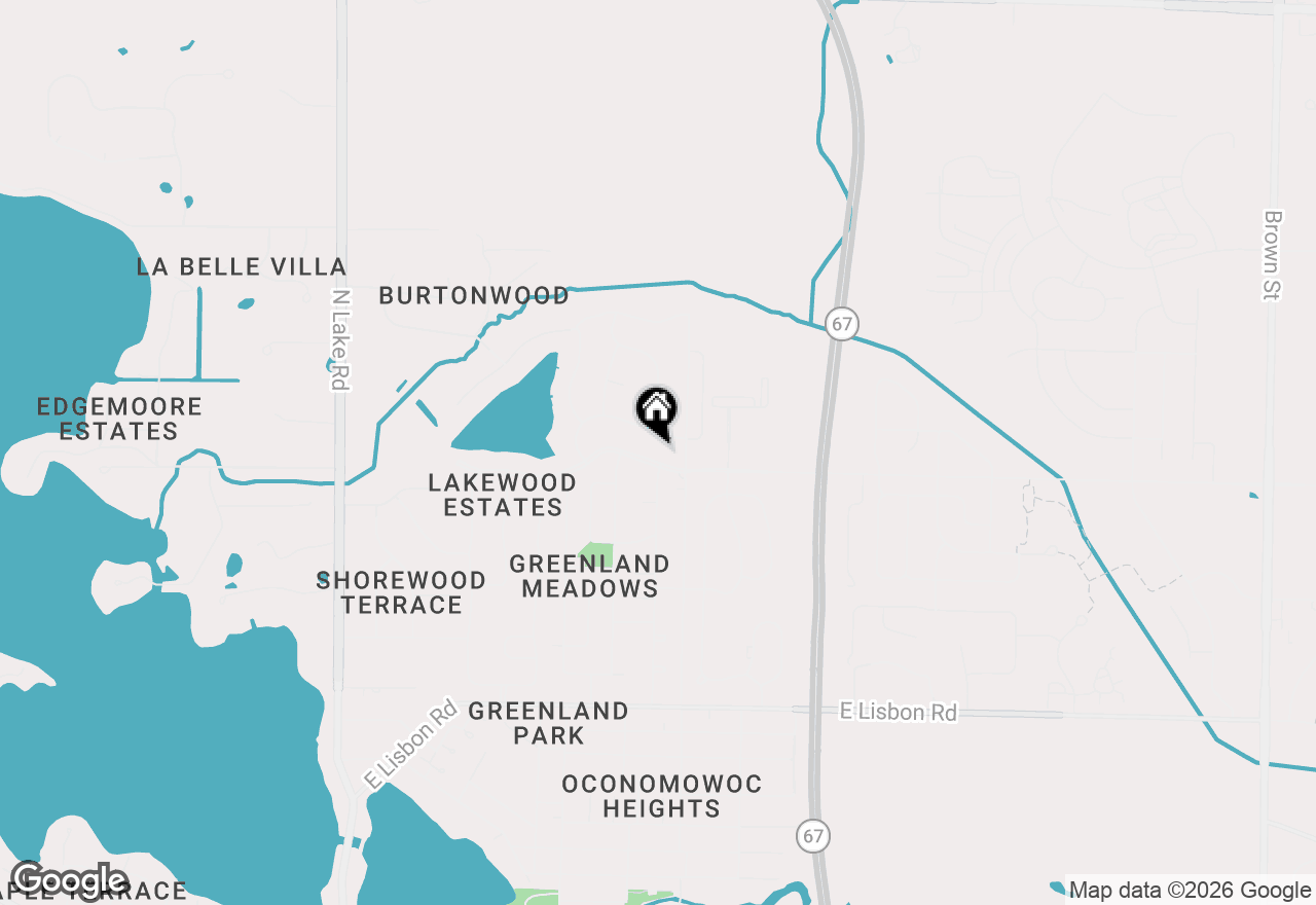 Map of 712 Lake Bluff Dr, Oconomowoc, WI 53066