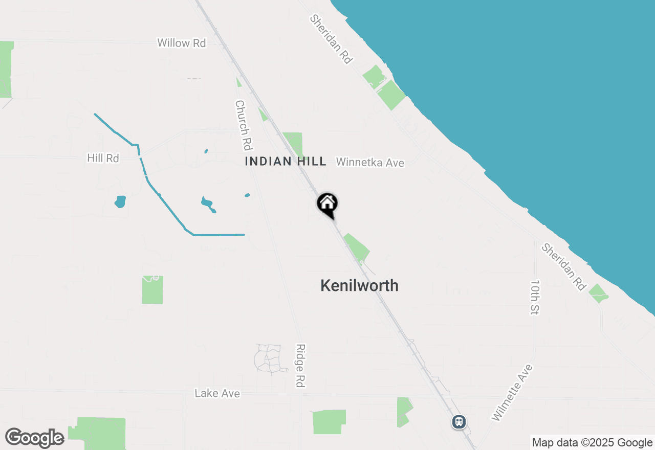 Map of 600 Green Bay Road, Kenilworth, IL 60043