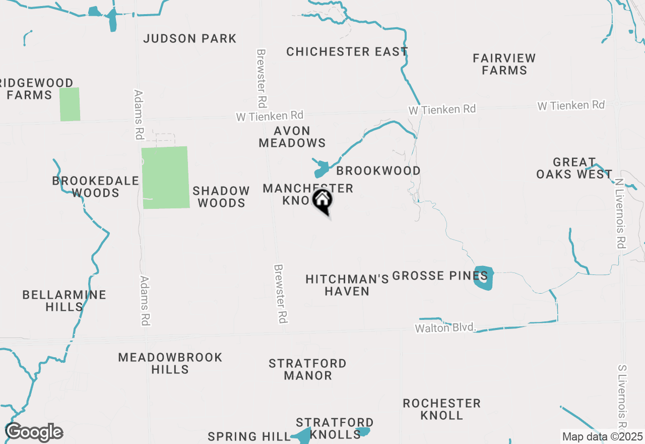 Map of 611 Wellington Circle, Rochester Hills, MI 48309