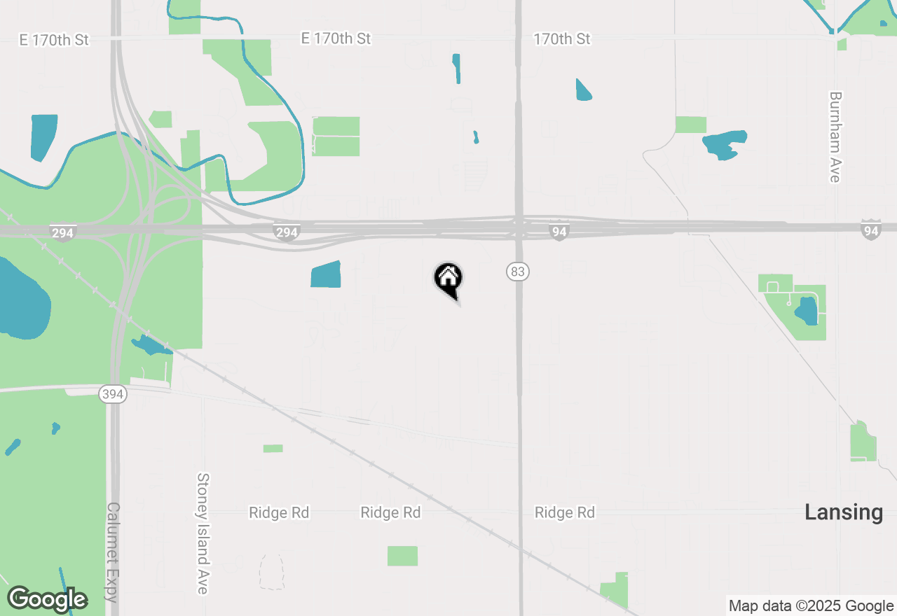 Map of 2216 177th Street, Lansing, IL 60438