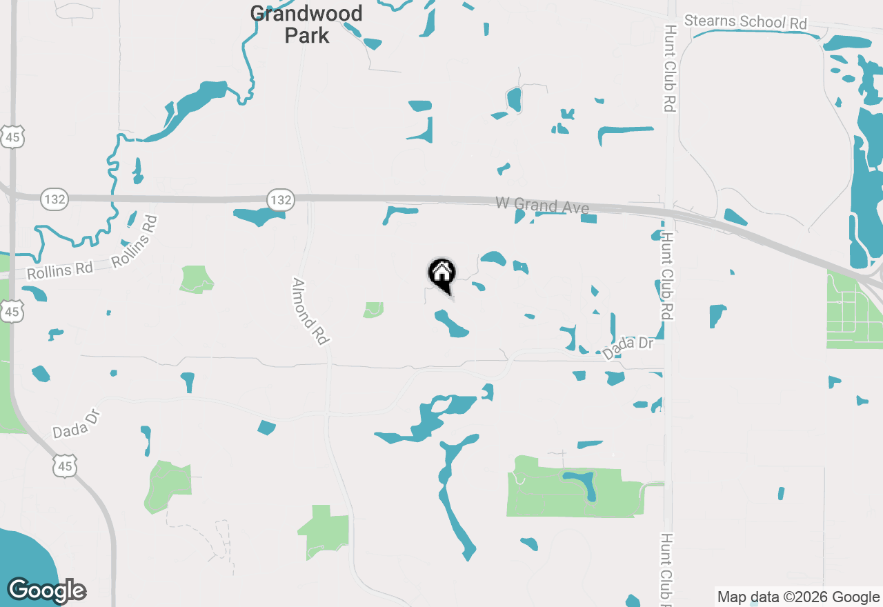 Map of 1474 Knottingham Drive, Gurnee, IL 60031