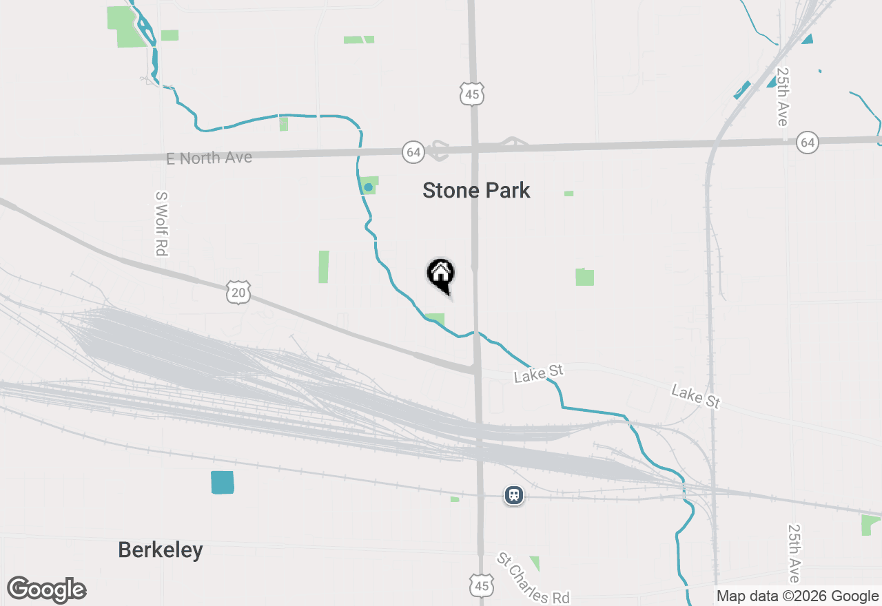Map of 1601 N 44th Avenue, Stone Park, IL 60165