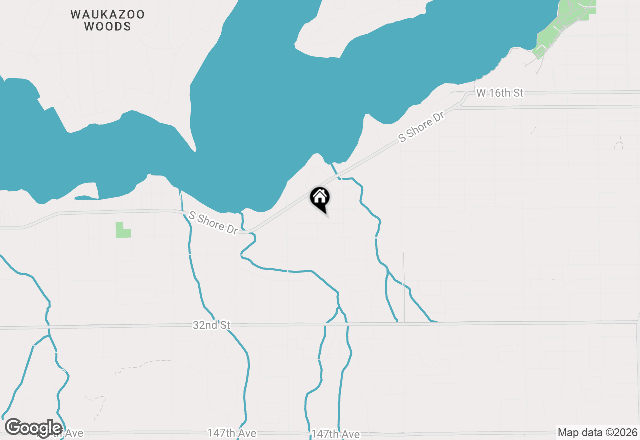 Map of 843 W 25th Street, Holland, MI 49423