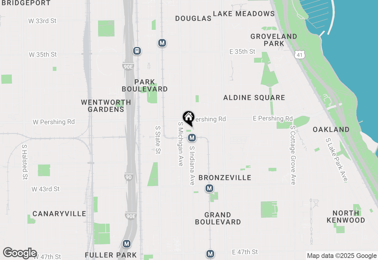 Map of 3936 S Indiana Avenue #1, Chicago, IL 60653