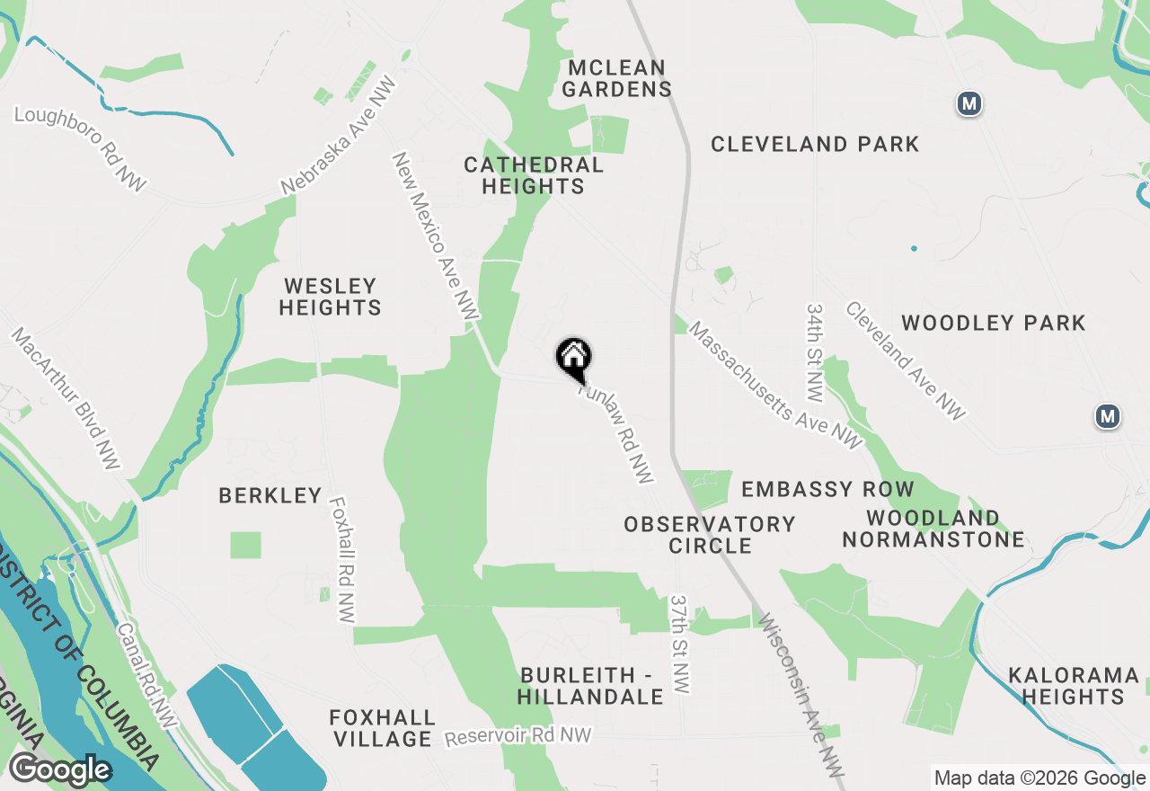 Map of 3900 Tunlaw Road Nw #101, Washington, DC 20007