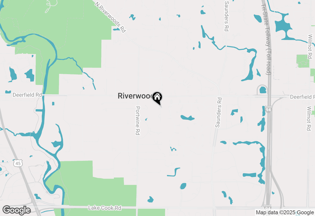 Map of 700 Timber Trail, Riverwoods, IL 60015