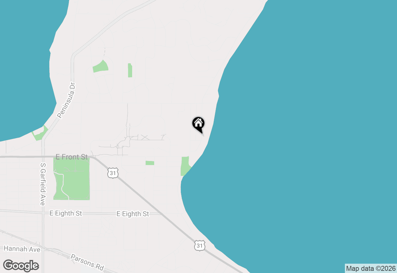 Map of 207 Birchwood Avenue, Traverse City, MI 49685