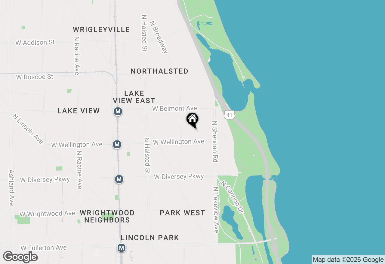 Map of 515 W Barry Avenue #152, Chicago, IL 60657