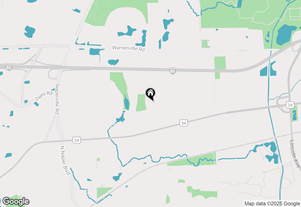 Map of 4533 Black Partridge Lane, Lisle, IL 60532