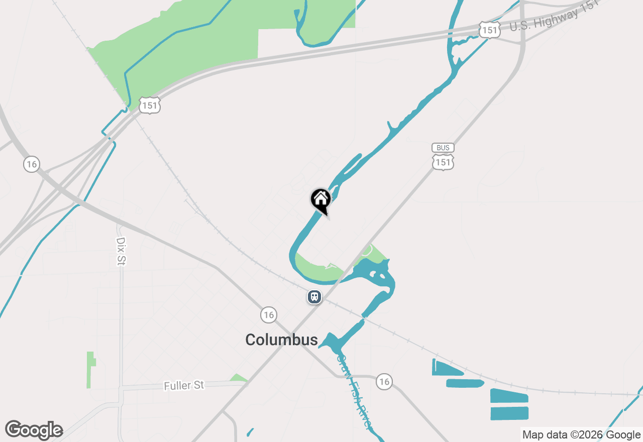 Map of 731 N Main Street, Columbus, WI 53925