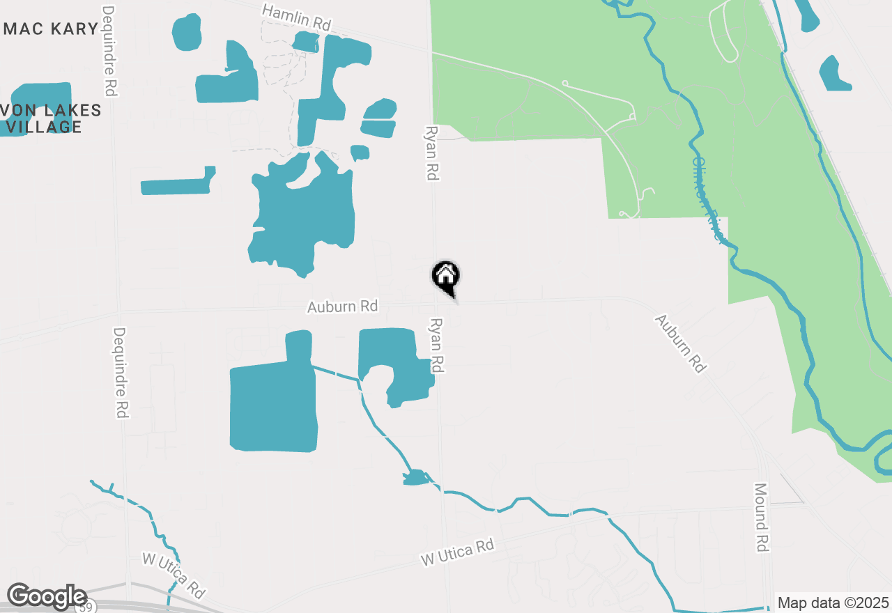 Map of 4036 Auburn Rd Road, Shelby, MI 48317