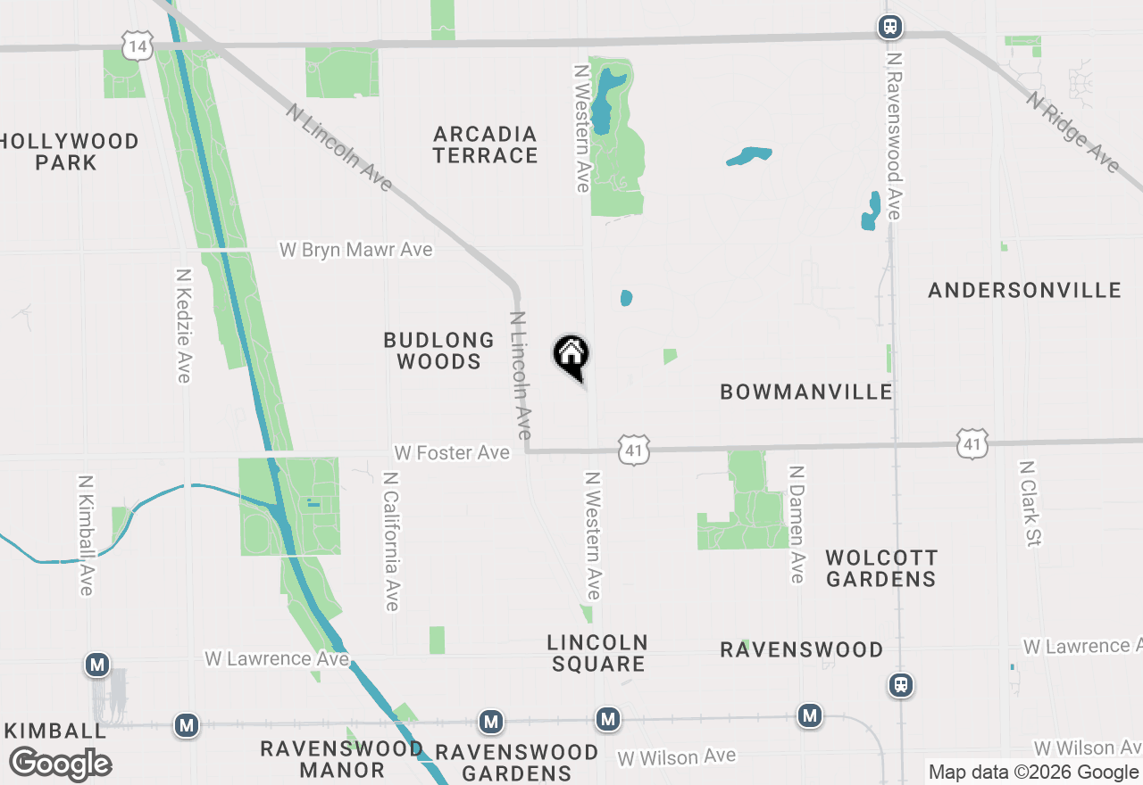Map of 2420 W Berwyn Avenue #304, Chicago, IL 60625