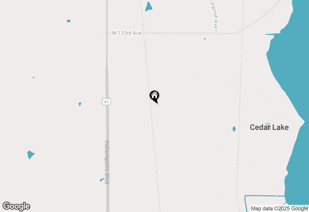 Map of 10507 Freedom Way, Cedar Lake, IN 46303