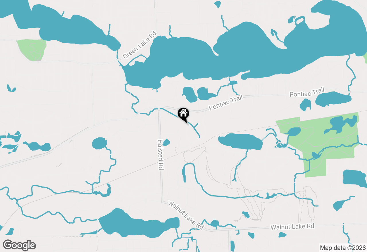 Map of 4765 Woodbine Circle S, West Bloomfield, MI 48323