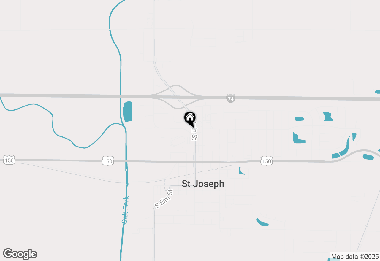 Map of 210 E Grand Avenue, St. Joseph, IL 61873