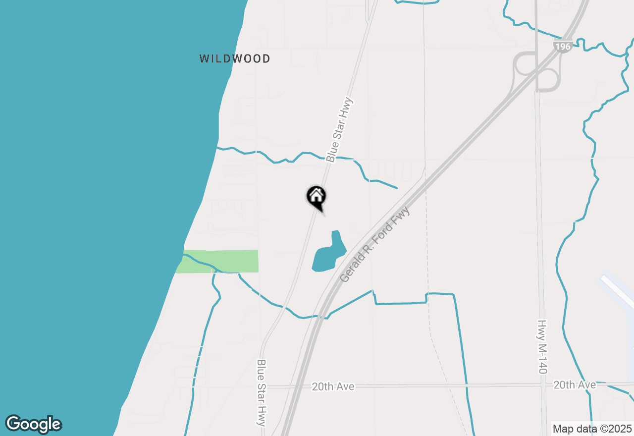 Map of 17619 Blue Star Highway, South Haven, MI 49090