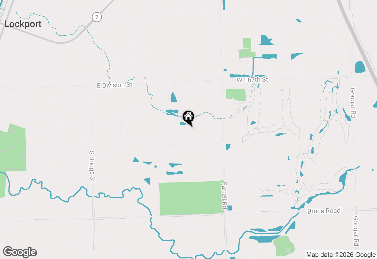 Map of 16937 Mendota Drive, Lockport, IL 60441