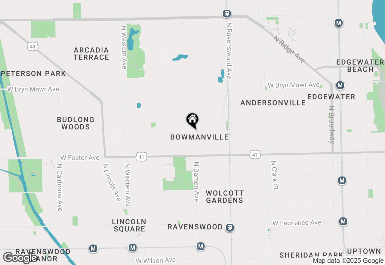 Map of 5314 N Damen Avenue #203, Chicago, IL 60625