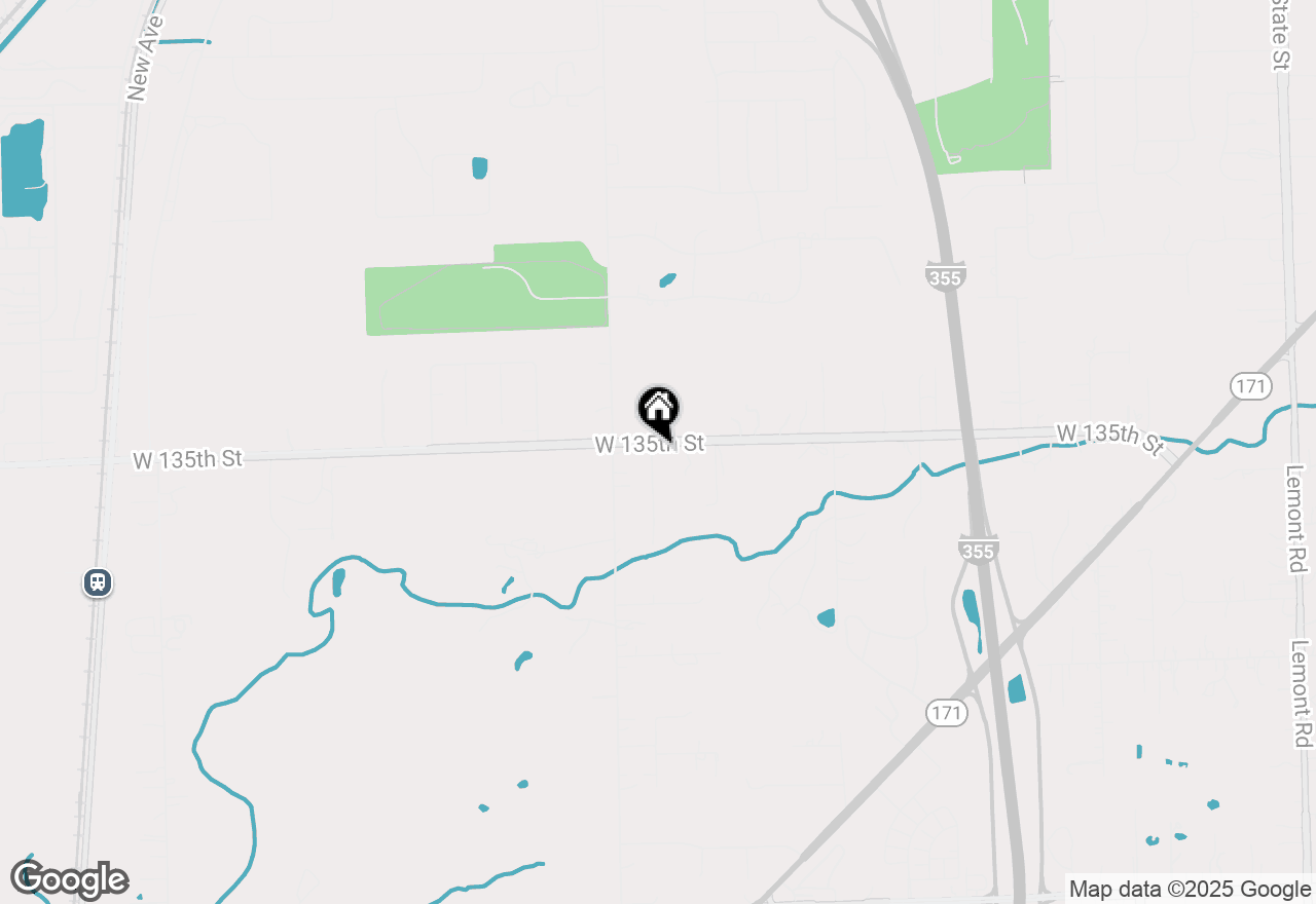 Map of 16665 W 135th Street, Lemont, IL 60439