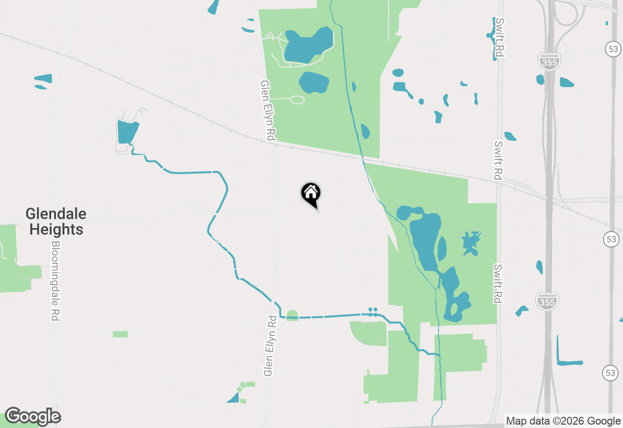 Map of 659 E Fullerton Avenue #209, Glendale Heights, IL 60139