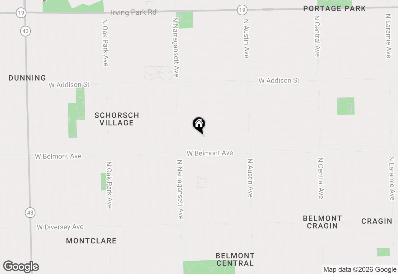 Map of 6255 W School Street #2, Chicago, IL 60634