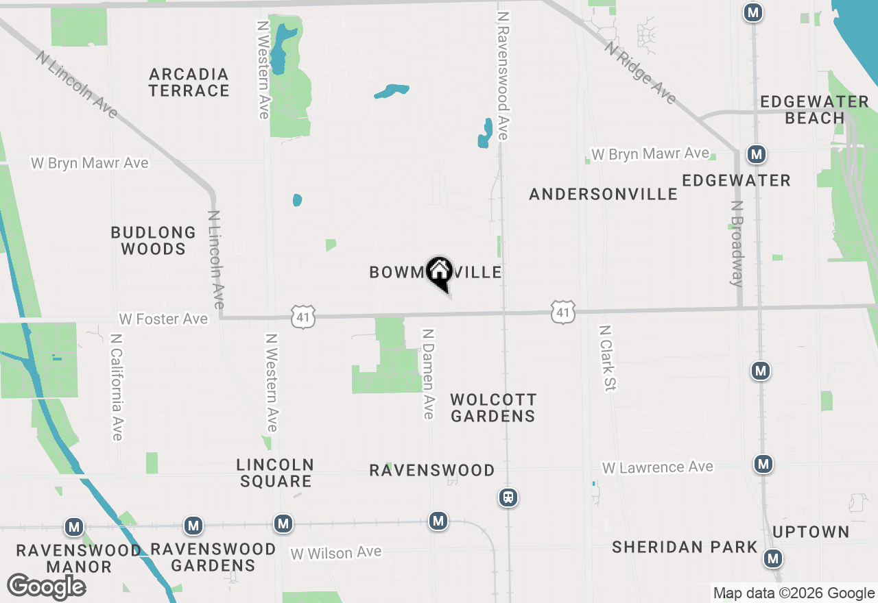 Map of 1959 W Farragut Avenue #1R, Chicago, IL 60640