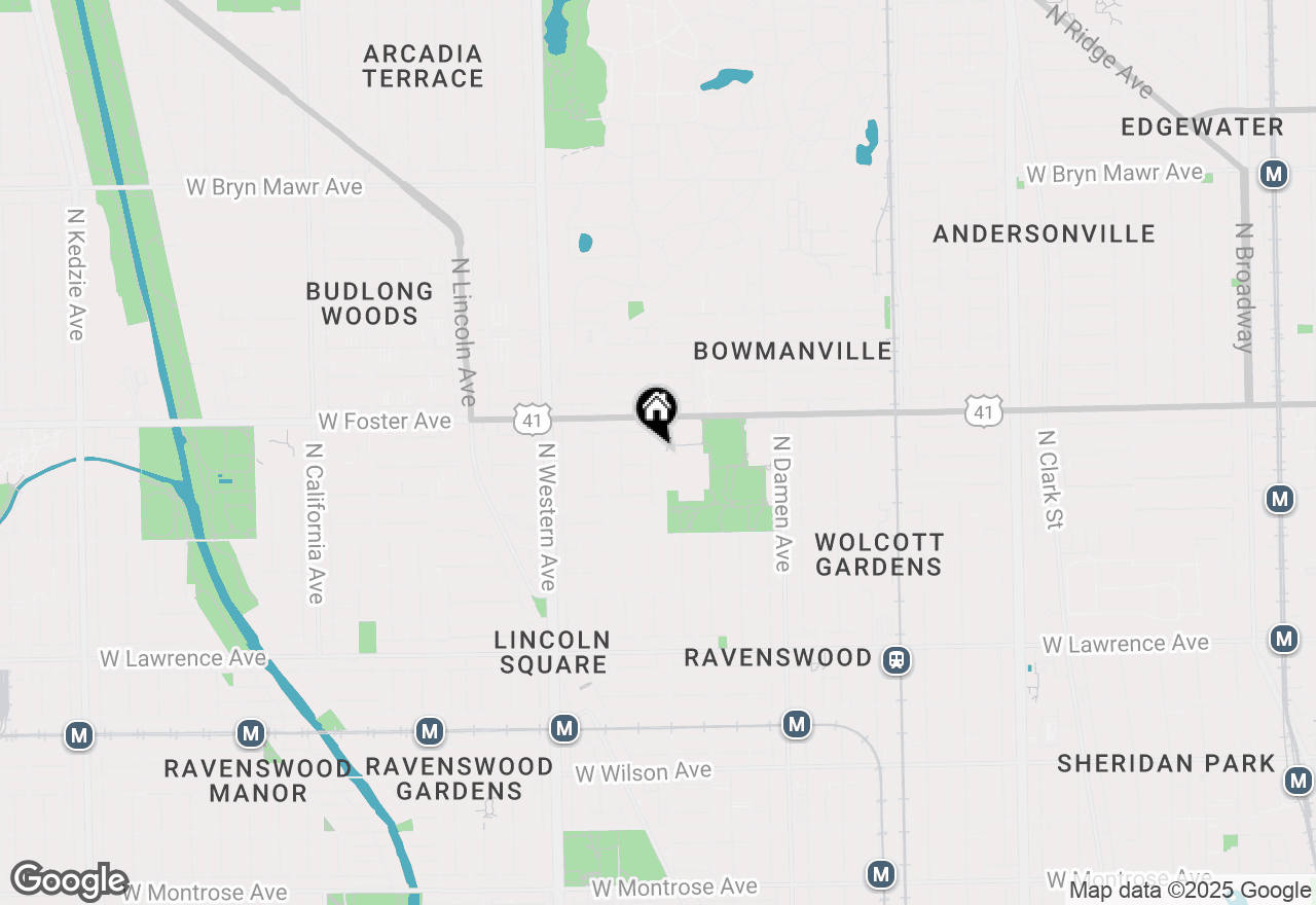 Map of 2201 W Winona Street #G, Chicago, IL 60625