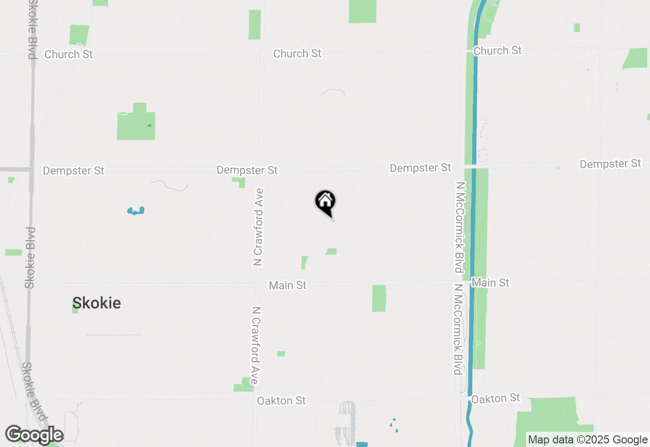 Map of 8600 E Prairie Road, Skokie, IL 60076