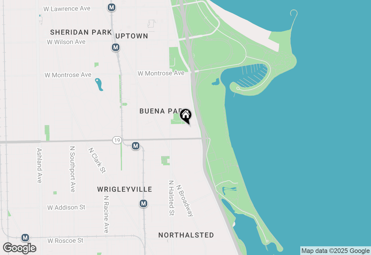 Map of 700 W Bittersweet Place #807, Chicago, IL 60613