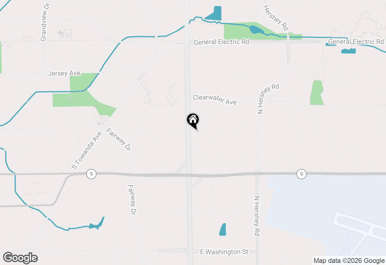 Map of 1241 Holiday Lane, Bloomington, IL 61704