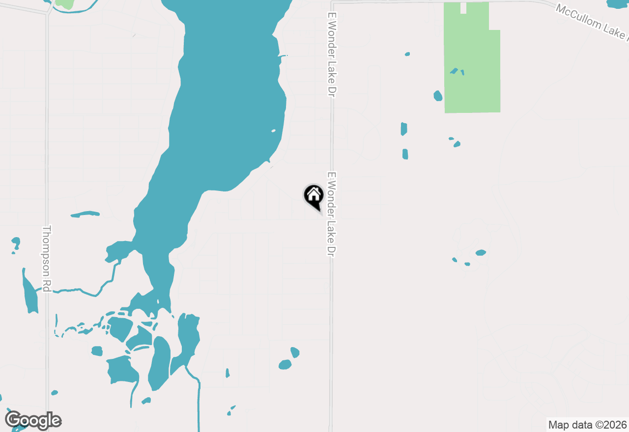 Map of 7614 Oakwood Drive, Wonder Lake, IL 60097