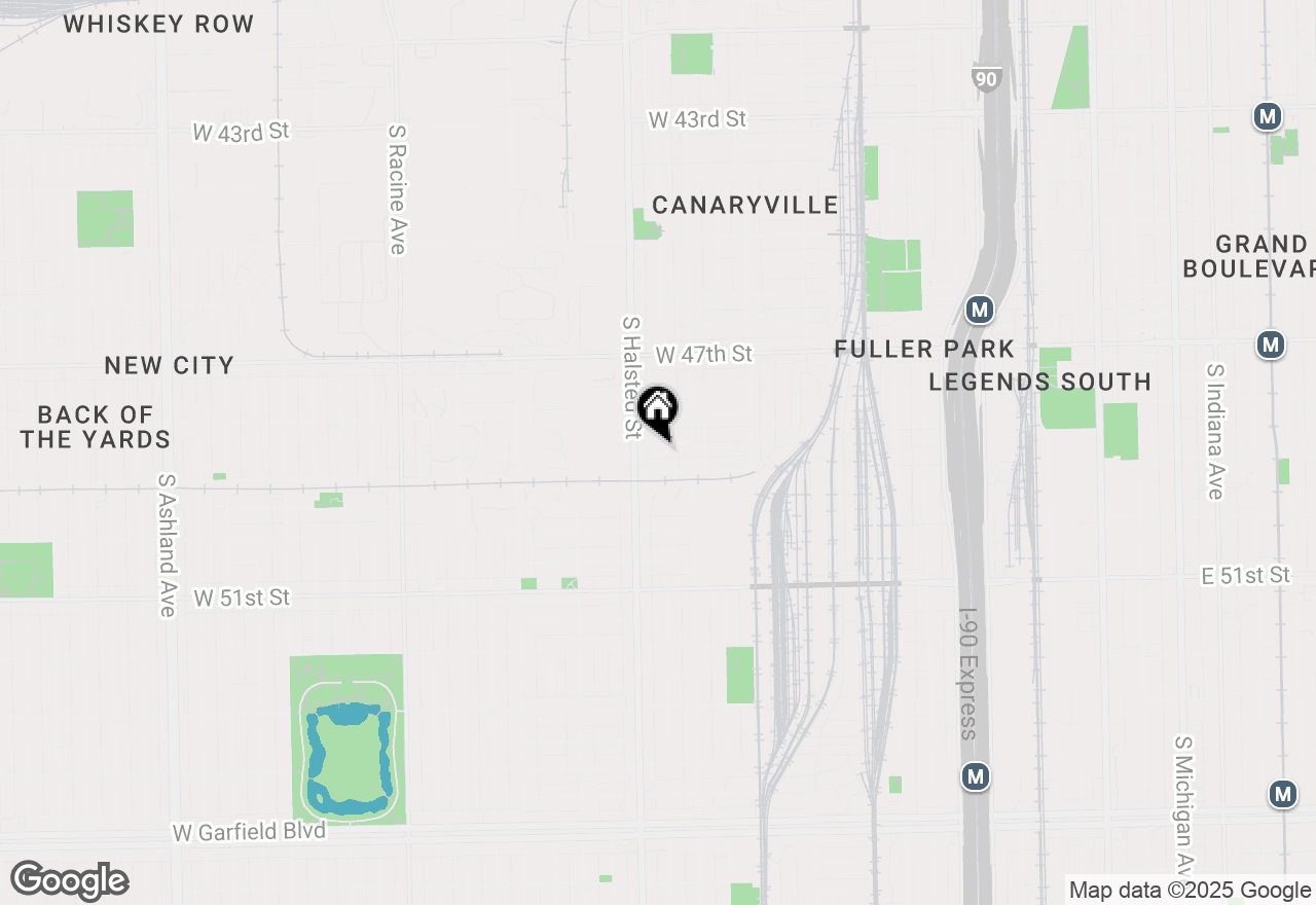 Map of 735 W 48th Place, Chicago, IL 60609