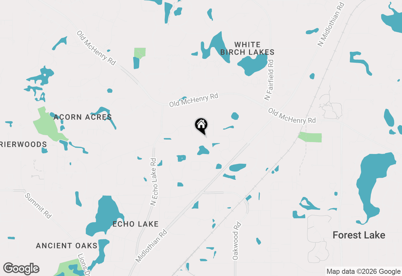 Map of (Address confidential), Lake Zurich, Illinois 60047