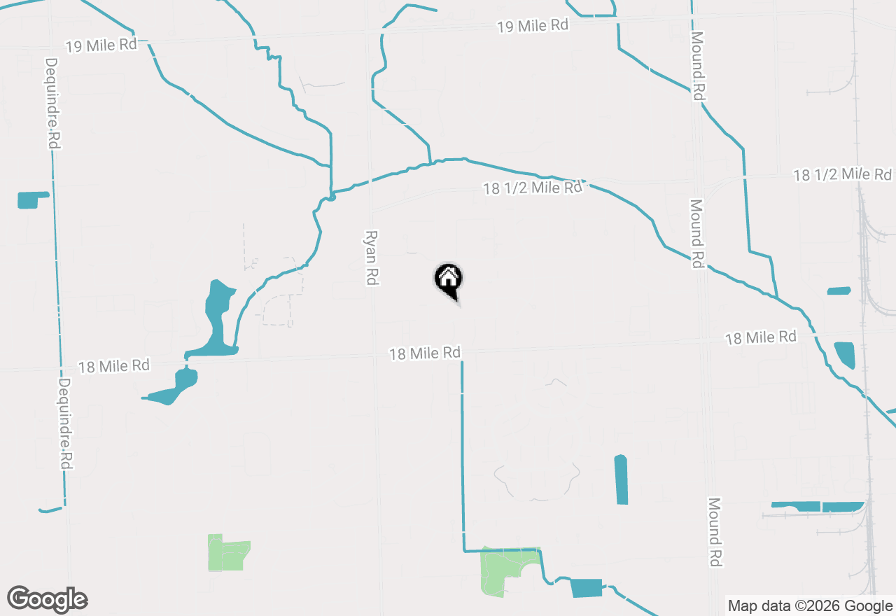 Map of 4346 Curry Drive, Sterling Heights, MI 48314