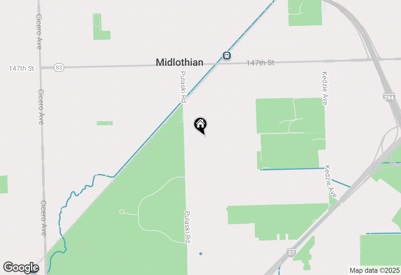 Map of 15101 Harding Avenue, Midlothian, IL 60445