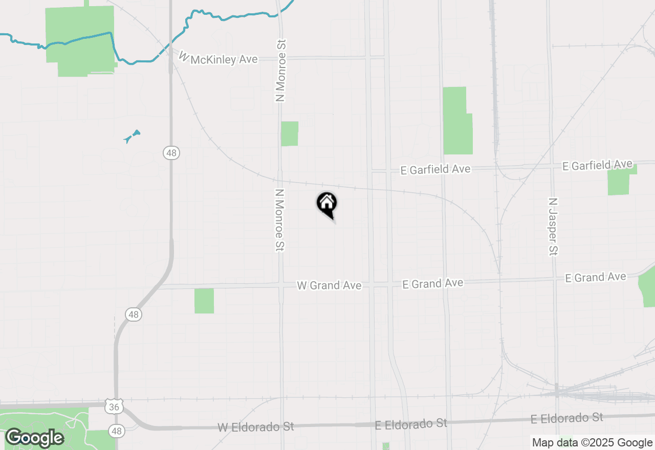 Map of 326 W Division Street, Decatur, MI 62526