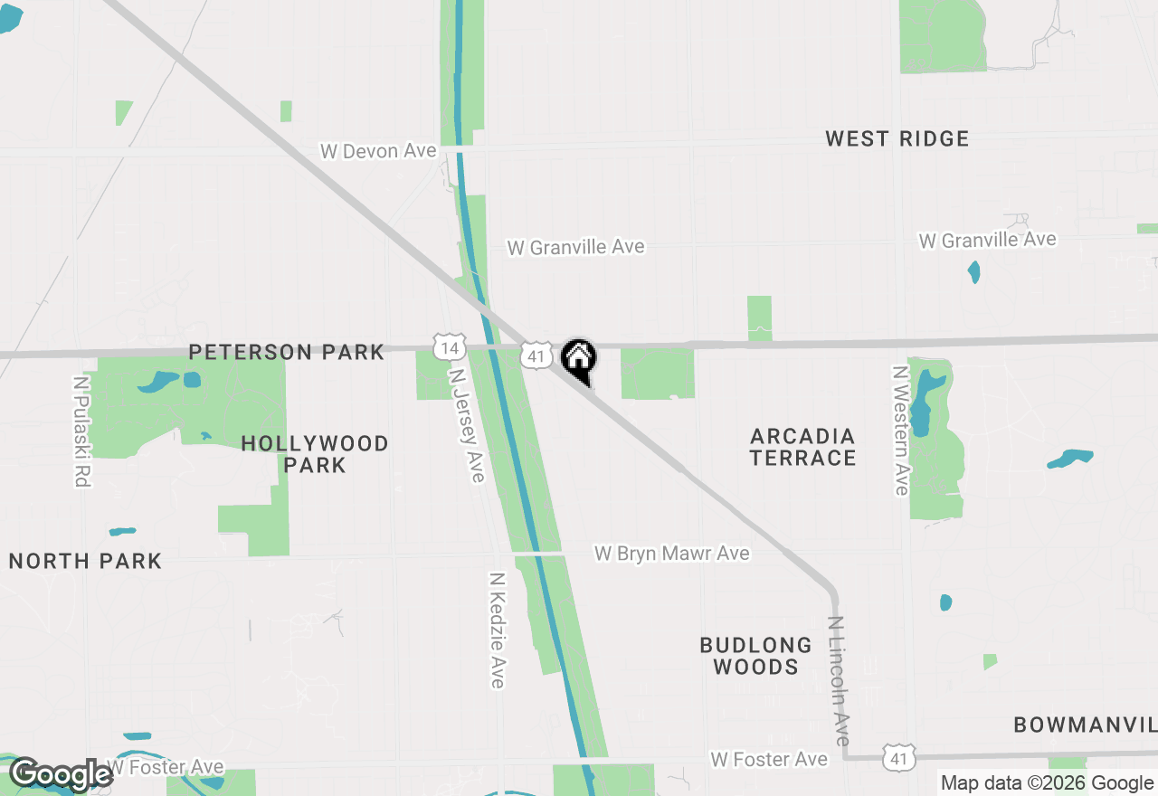 Map of 5924 N Lincoln Avenue #206, Chicago, IL 60659