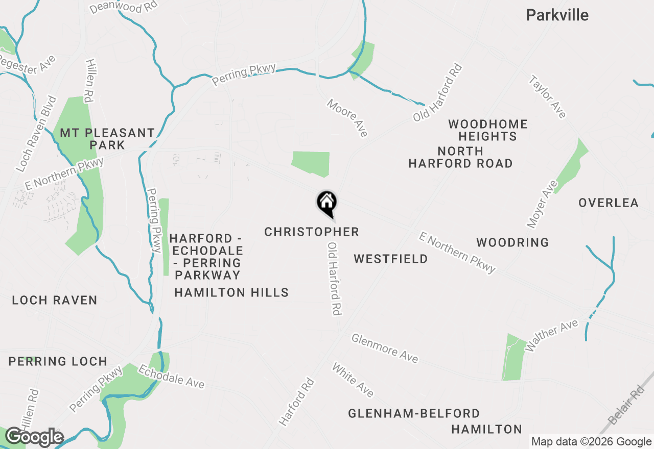 Map of 6500 Old Harford Road, Baltimore, MD 21214
