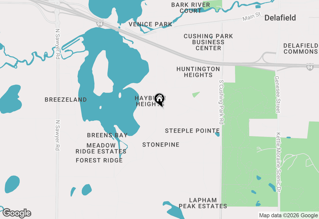 Map of 1249 N Lost Woods Rd, Summit, WI 53066