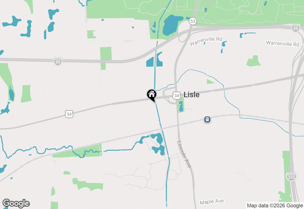 Map of 4707 River Drive, Lisle, IL 60532