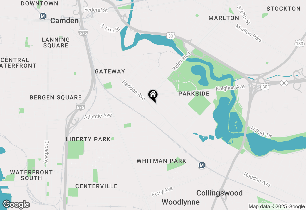 Map of 1388 Haddon Avenue, Camden, NJ 08103