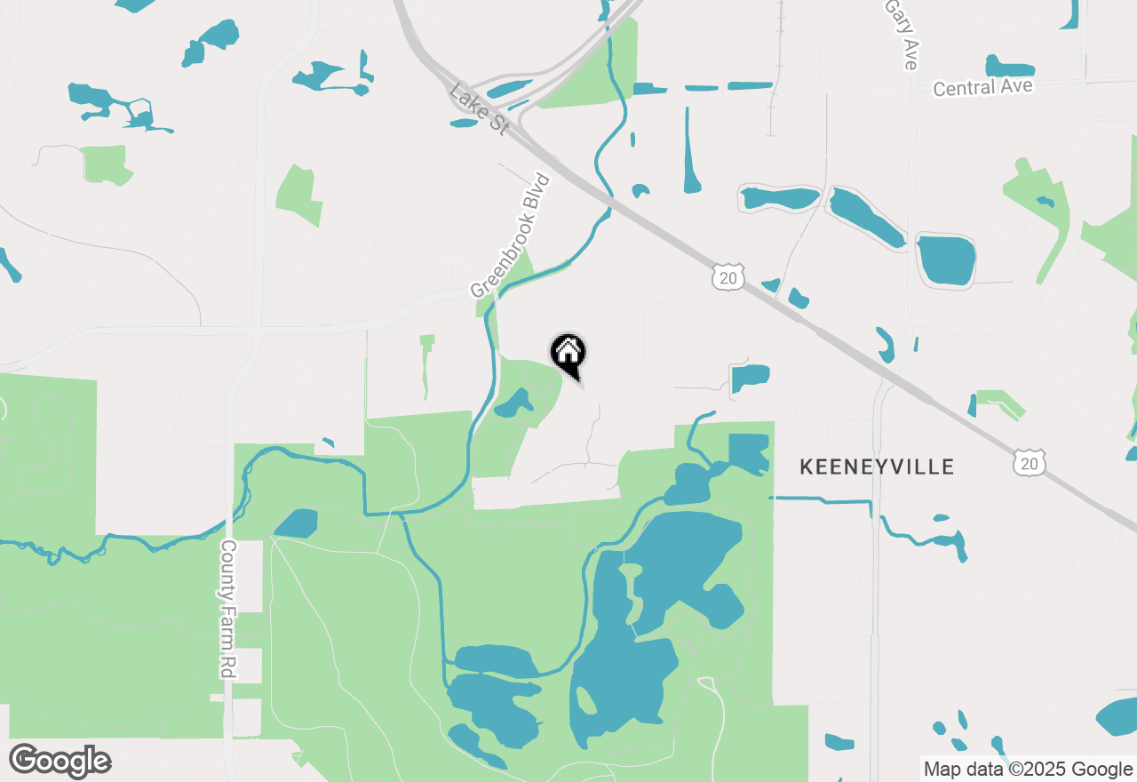 Map of 5401 W Arlington Drive, Hanover Park, IL 60133