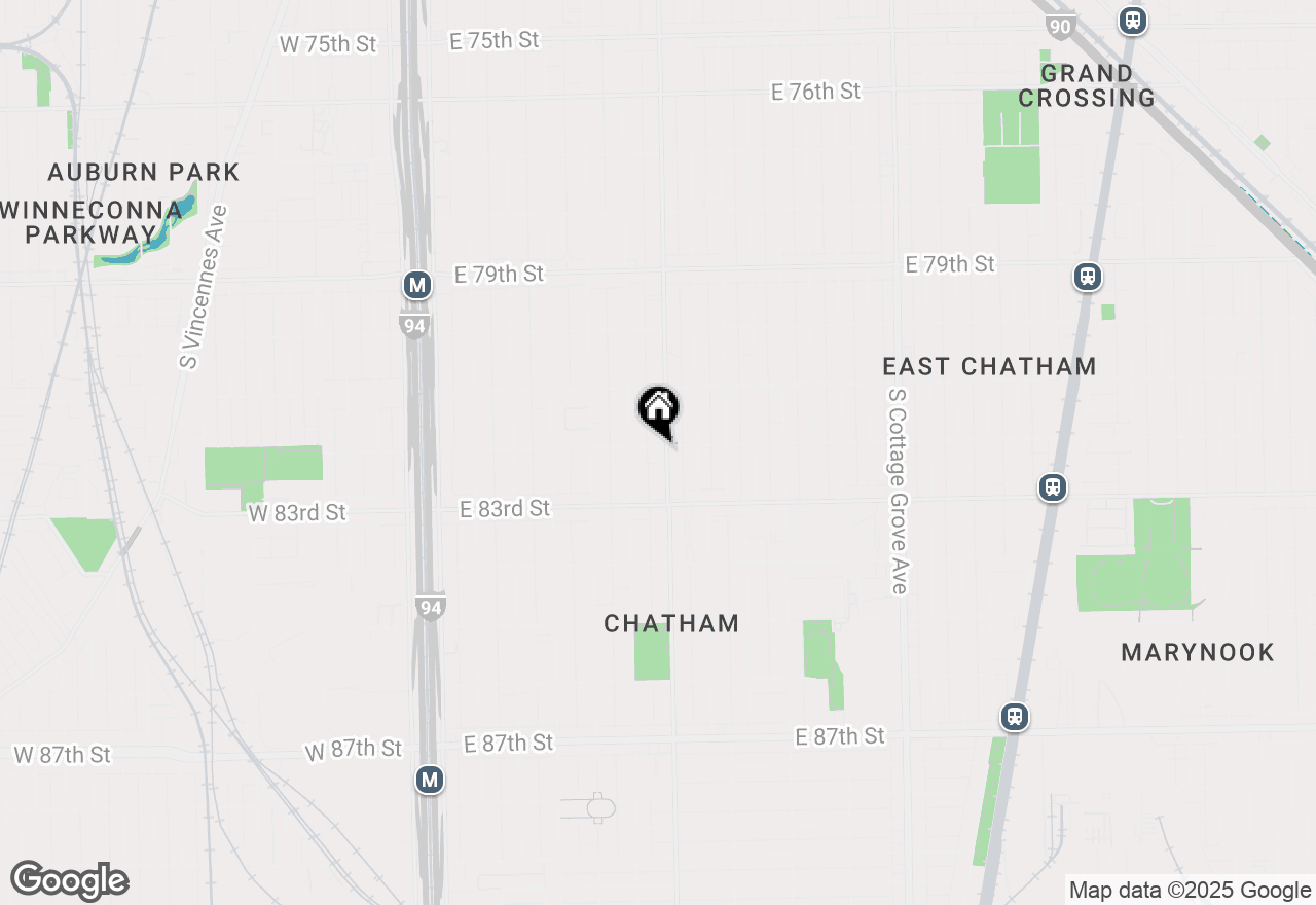 Map of 8200 S King Drive, Chicago, IL 60619