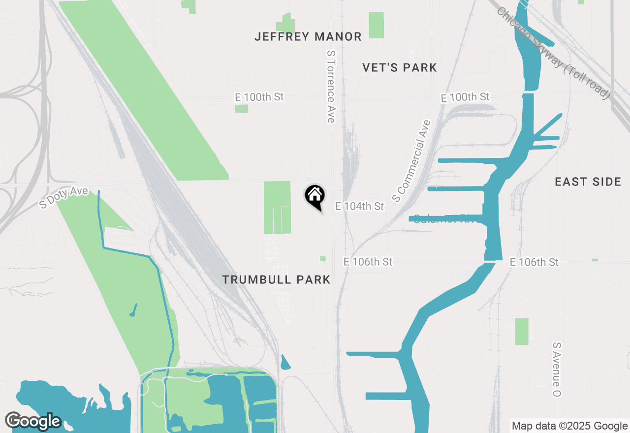 Map of 10420 S Hoxie Avenue, Chicago, IL 60617