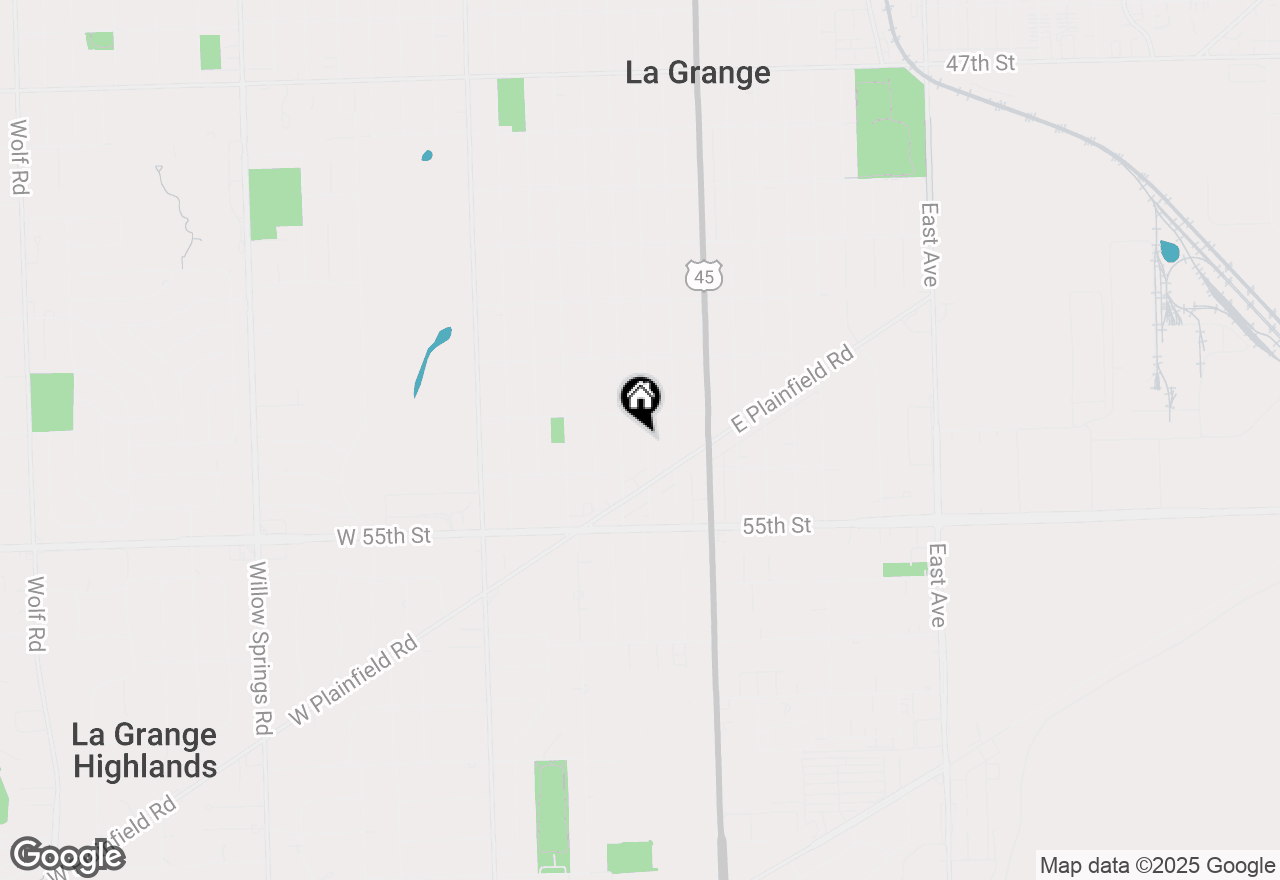 Map of 5316 S Ashland Avenue, Countryside, IL 60525