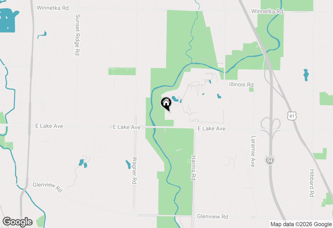 Map of 4043 Bunker Lane, Wilmette, IL 60091