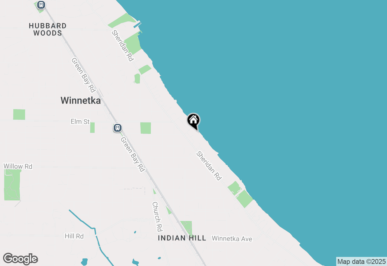 Map of 473 Sheridan Road, Winnetka, IL 60093