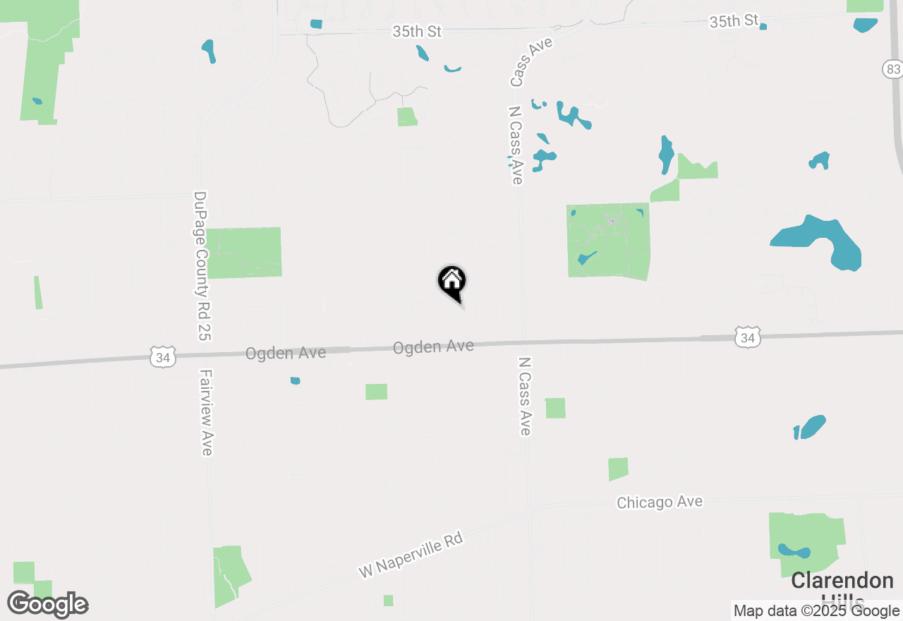 Map of 4108 N Adams, Westmont, IL 60559