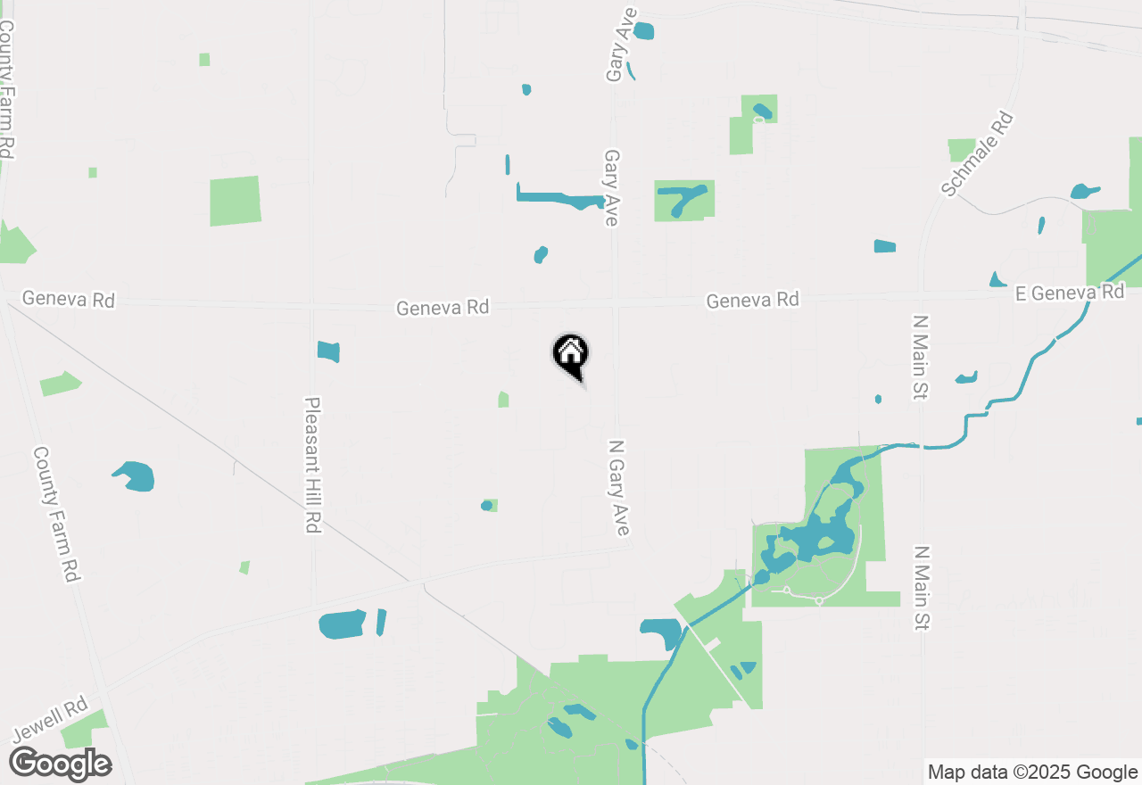 Map of N631 Knollwood Drive, Wheaton, IL 60187