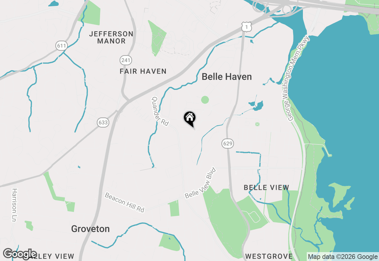 Map of 2207 Fordham Drive, Alexandria, VA 22307